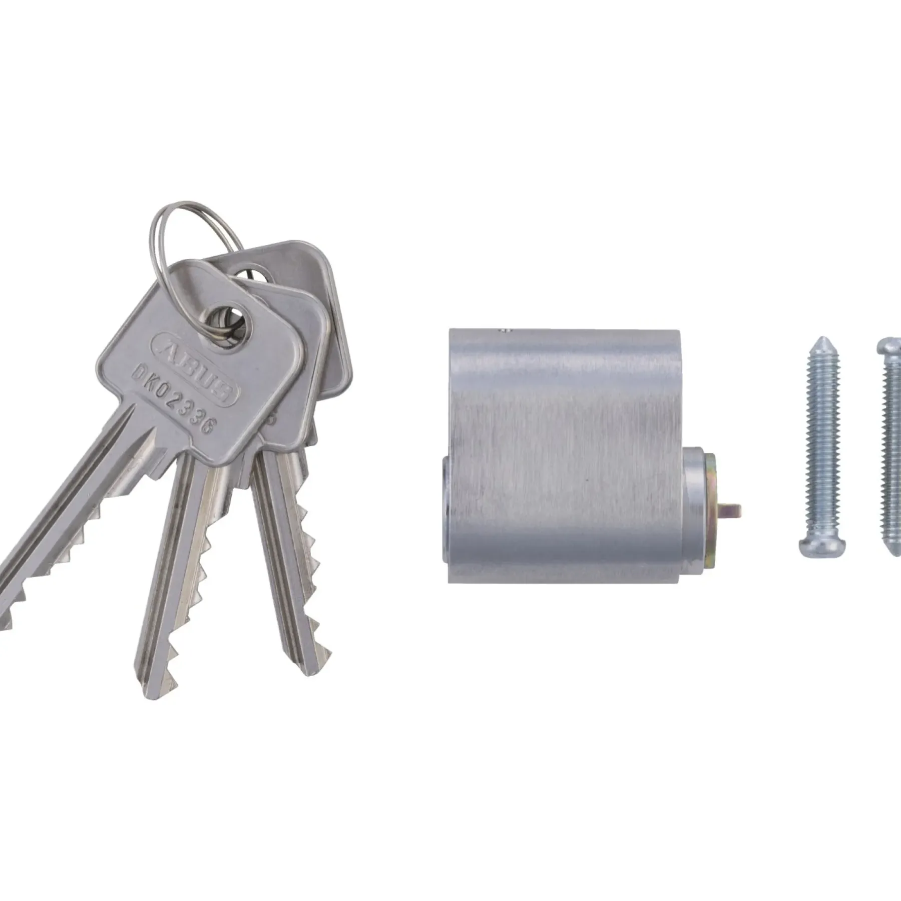 Låsecylindere ^ Abus CYLINDER OVAL GRÅ 1 STK