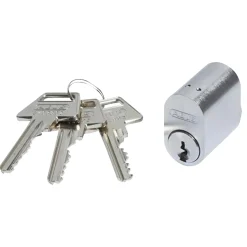 Låsecylindere ^ Abus GDS CYLINDER OVAL NIKKEL 1 STK