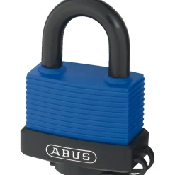 70IB/45 HÆNGELÅS 45 MM SORT/BLÅ 1 STK>Abus Discount
