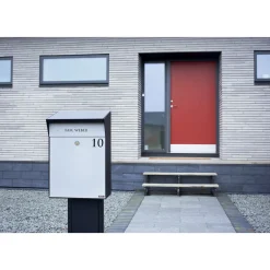 Postkasser & Standere ^ Allux BJØRN PAKKEPOSTKASSE SORT/GRÅ