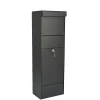 Postkasser & Standere ^ Allux GRUNDFORM PAKKEPOSTKASSE SORT