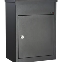 Postkasser & Standere ^ Allux 560S PAKKEPOSTKASSE SORT