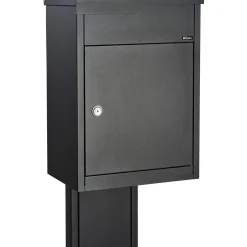Postkasser & Standere ^ Allux 560S PAKKEPOSTKASSE SORT