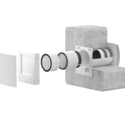 Varmegenvinding ^ Andersen Electric VEGA FLOW SILENT PRO VARMEGENVINDING 160 MM
