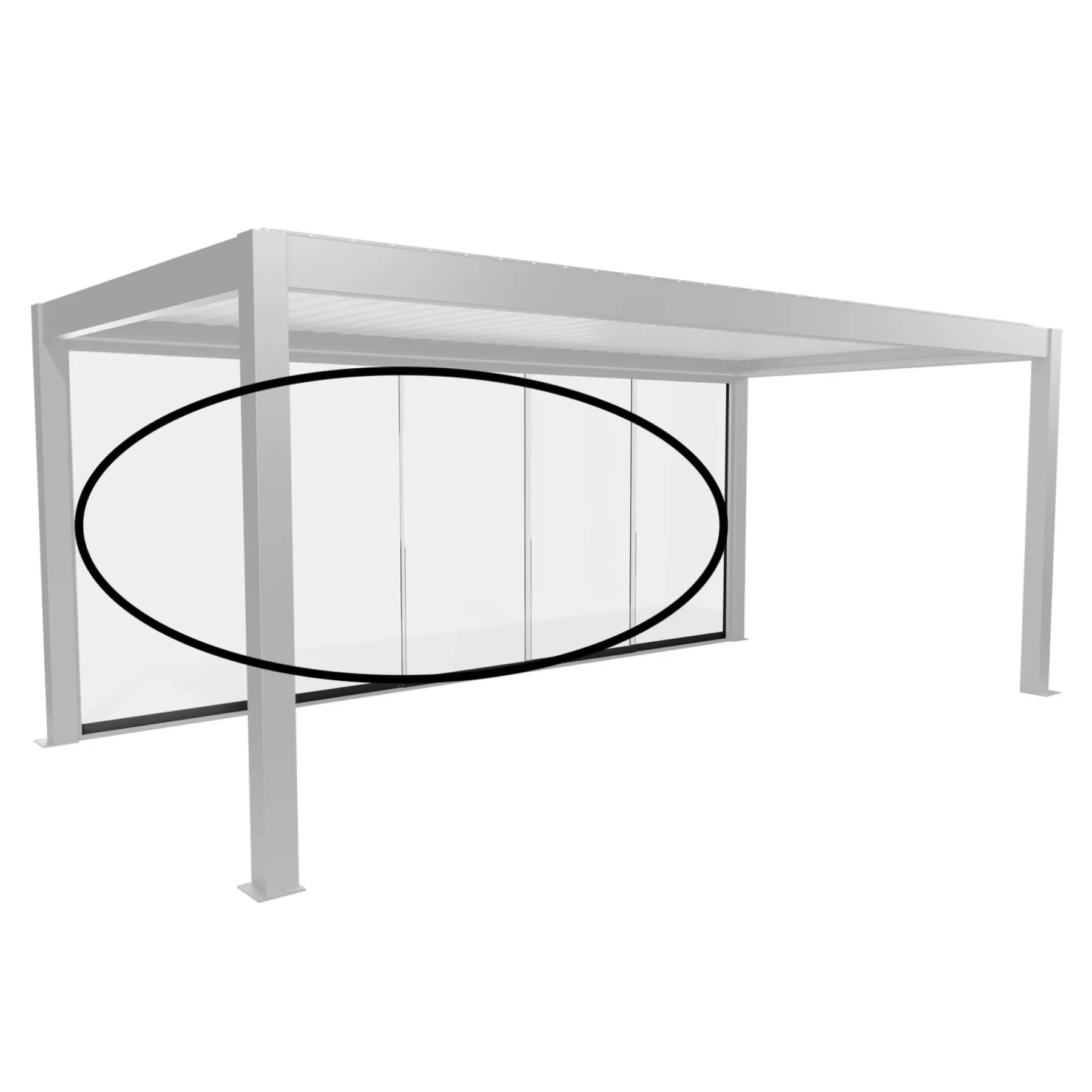 Pavilloner ^ Biohort PERGOLA 6.08 X 3.12 M