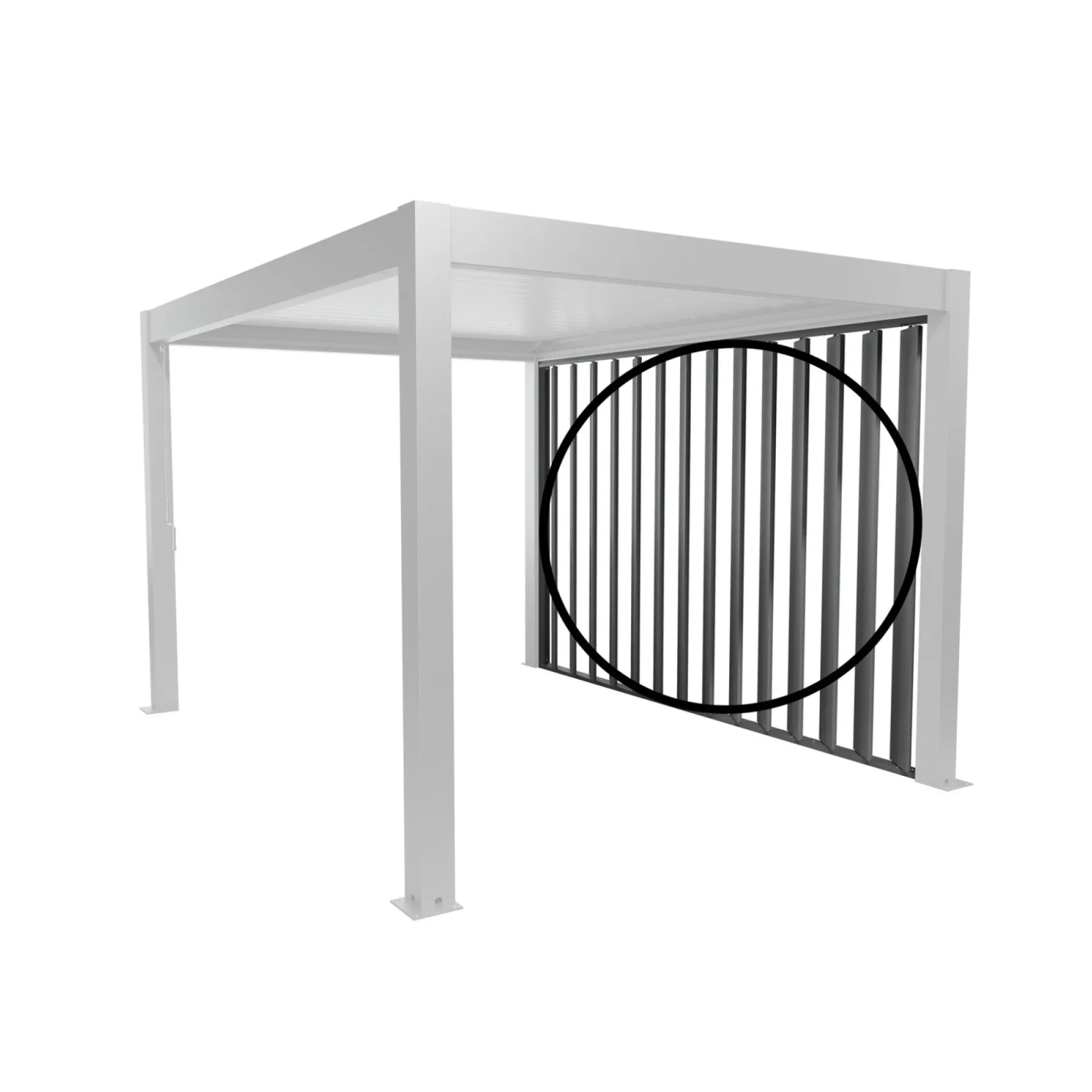 Pavilloner ^ Biohort SIDEVÆG PERGOLA 2.35 X 3.64 M