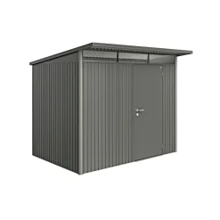 Stålskure ^ Biohort AVANTGARDE A5 REDSKABSRUM KVARTSGRÅ METALLIC 5,72 M2