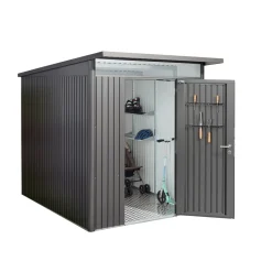Stålskure ^ Biohort AVANTGARDE A3 REDSKABSRUM SØLV METALLIC 5,4 M²