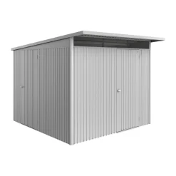 Stålskure ^ Biohort AVANTGARDE ECO A7 REDSKABSRUM SØLV 6,6049