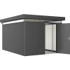 CASANOVA CASANOVA REDSKABSRUM MØRKEGRÅ METALLIC 14,19 M2>Biohort Online