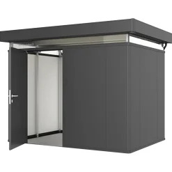 Stålskure ^ Biohort CASANOVA CASANOVA REDSKABSRUM MØRKEGRÅ METALLIC 7,59 M2
