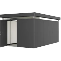 Stålskure ^ Biohort CASANOVA CASANOVA REDSKABSRUM MØRKEGRÅ METALLIC 17,49 M2