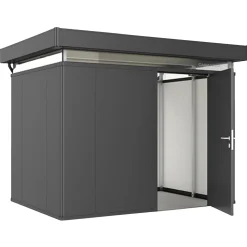Stålskure ^ Biohort CASANOVA CASANOVA REDSKABSRUM MØRKEGRÅ METALLIC 7,59 M2