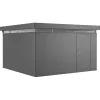 Stålskure ^ Biohort CASANOVA CASANOVA REDSKABSRUM MØRKEGRÅ METALLIC 18,49 M2