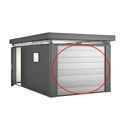 CASANOVA UDEN MOTOR GARAGEPORT SØLV METALLIC>Biohort Outlet