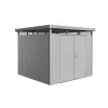 Stålskure ^ Biohort HIGHLINE H4 REDSKABSRUM SØLV METALLIC 7,56 M2