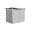 Stålskure ^ Biohort HIGHLINE H2 REDSKABSRUM SØLV METALLIC 5,36 M2
