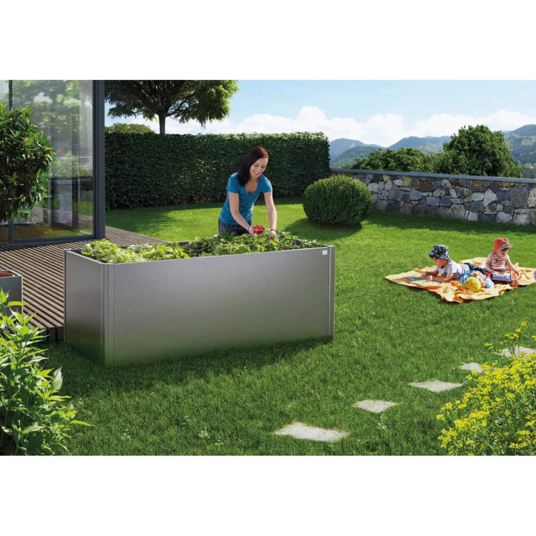L HØJBED MØRKEGRÅ METALLIC 77 X 201 X 201 CM>Biohort Discount