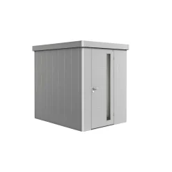 Stålskure ^ Biohort NEO 2A REDSKABSRUM SØLV METALLIC 3,61 M2