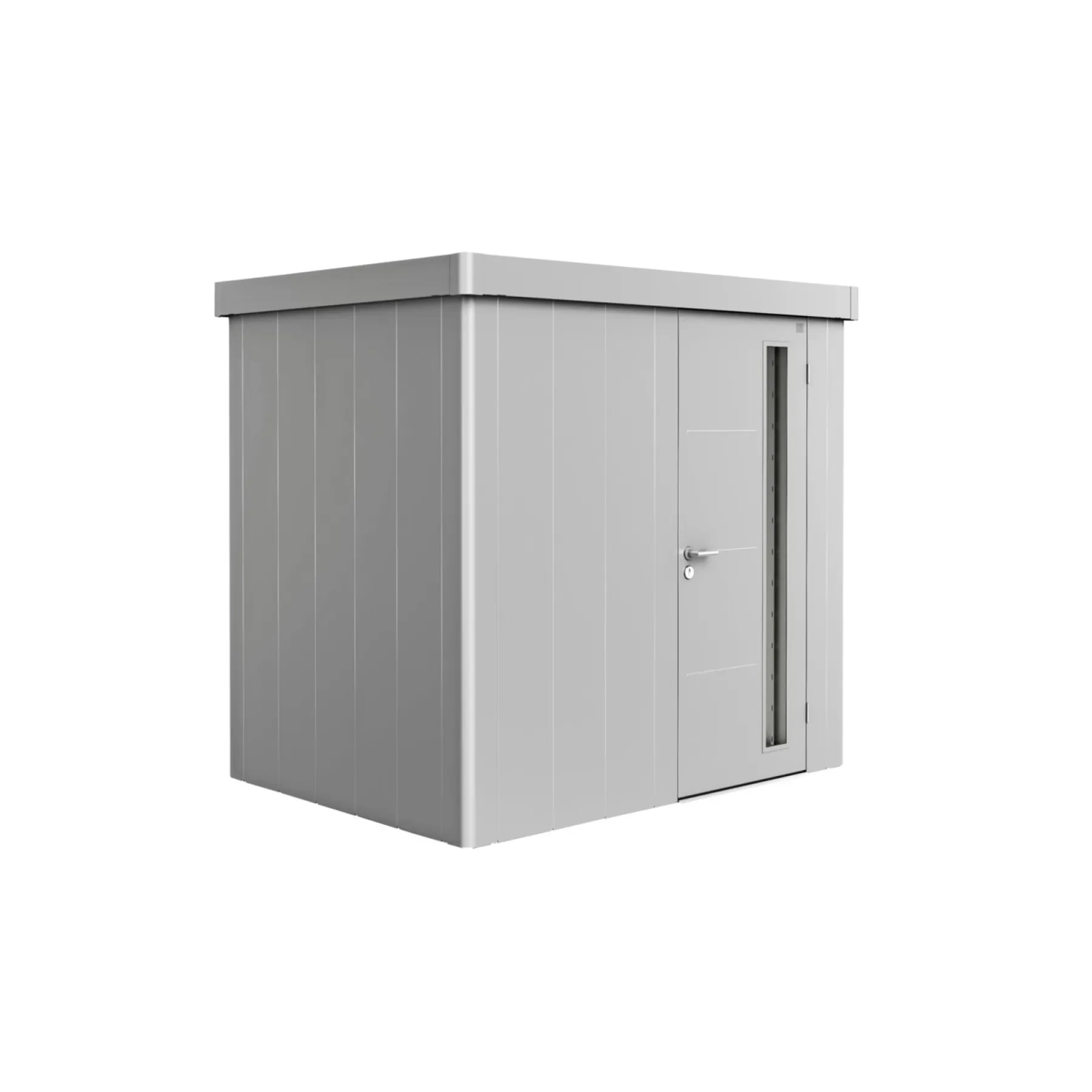 NEO 1B STANDARD DØR REDSKABSRUM SØLV METALLIC 3,61 M2>Biohort Hot