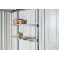 PANORAMA P1 REDSKABSRUM MØRKEGRÅ METALLIC 4,31 M2>Biohort Discount