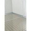 Stålskure ^ Biohort TILBEHØR STR. 90 GULVPANEL ALUMINIUMSGRÅ