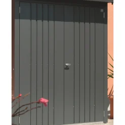 Stålskure ^ Biohort TILBEHØR WOODSTOCK STR. 150 DØRPAKKE MØRKEGRÅ METALLIC