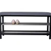 Bolig Møbler ^ Boliginteriør BOLIGINTERIØR BÆNK SORT/GRÅ 34 X 100 CM