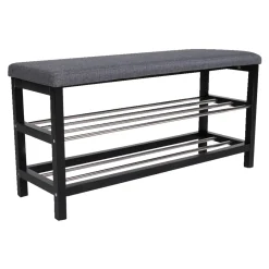 Bolig Møbler ^ Boliginteriør BOLIGINTERIØR BÆNK SORT/GRÅ 34 X 100 CM