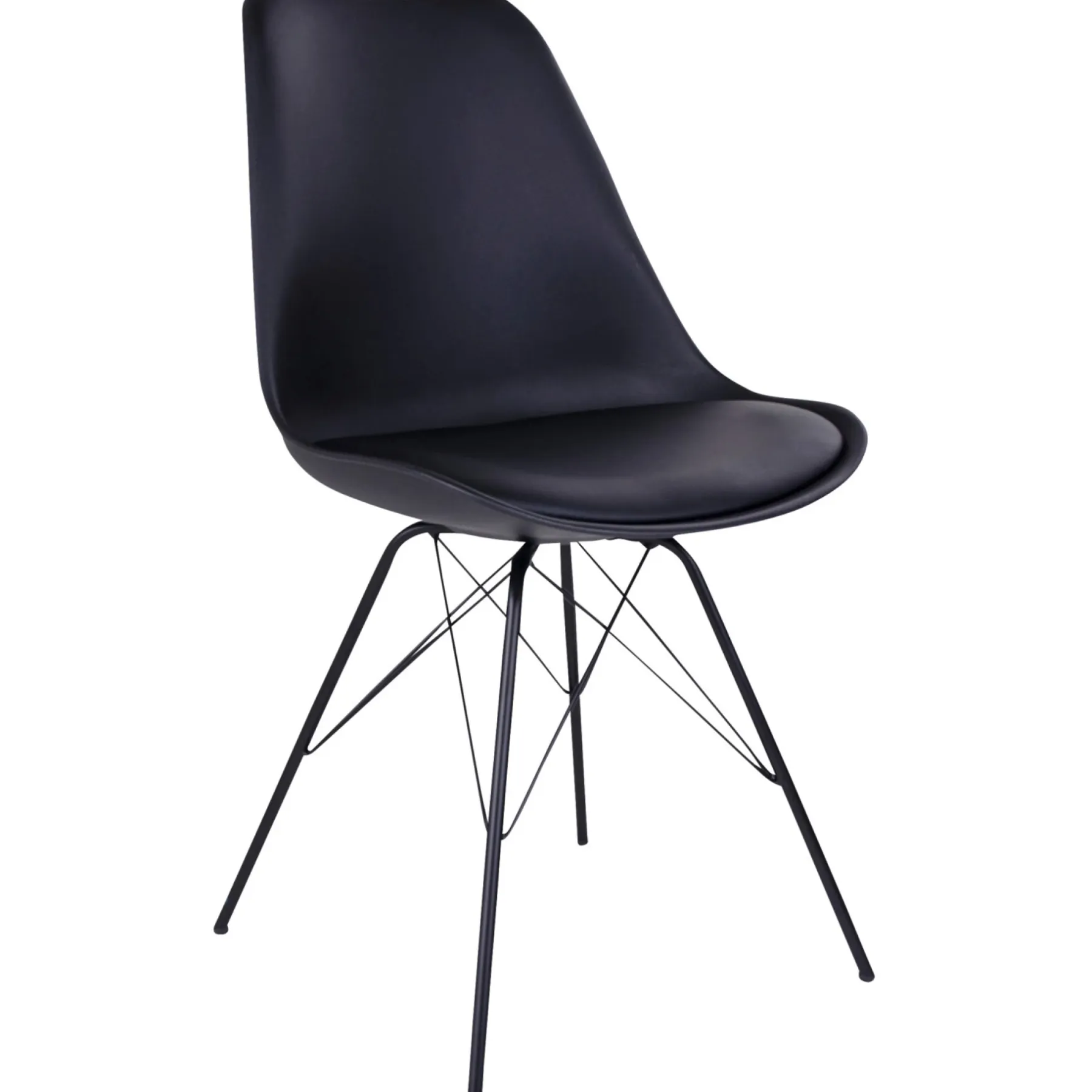 Bolig Møbler ^ Boliginteriør BOLIGINTERIØR ELLA SPISESTOL SORT 86 X 48 X 55 CM