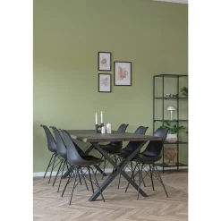 Bolig Møbler ^ Boliginteriør BOLIGINTERIØR ELLA SPISESTOL SORT 86 X 48 X 55 CM