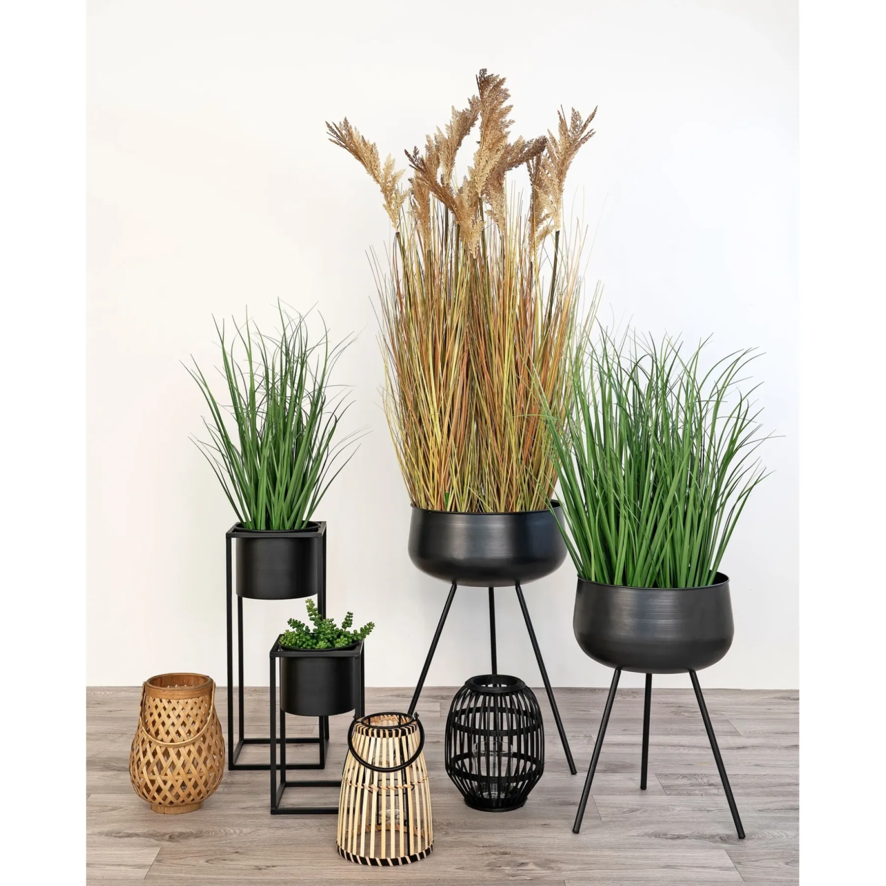 Boligindretning ^ Boliginteriør BOLIGINTERIØR GRÆS KUNSTIG PLANTE 68 CM