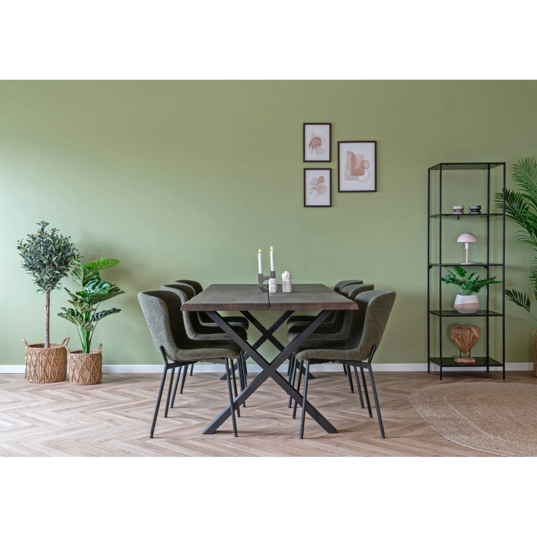 Boligindretning ^ Boliginteriør BOLIGINTERIØR OLIVENTRÆ KUNSTIG PLANTE 120 CM