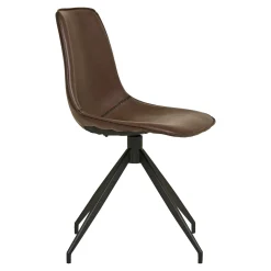 BOLIGINTERIØR LEA SPISESTOL BRUN/SORT 86 X 48 X 56 CM>Boliginteriør Sale