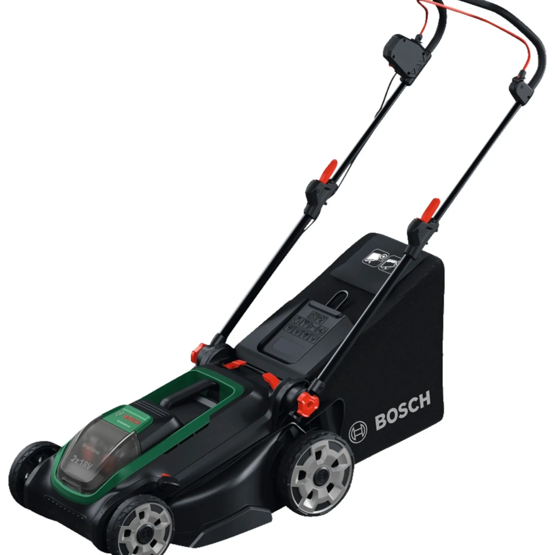 Plæneklippere ^ Bosch PLÆNEKLIPPER AKKU 18,0 V MED BATTERI