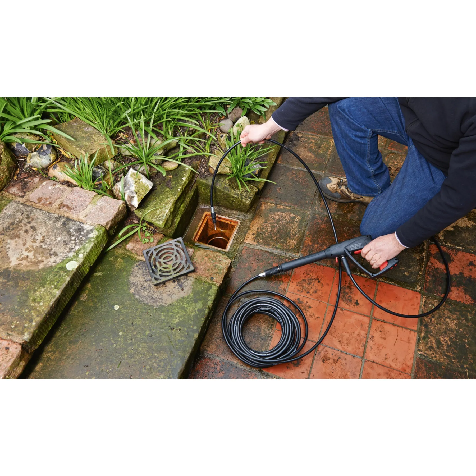 Tilbehør Havemaskiner ^ Bosch RØRRENSER 10 M (160 BAR) RØRRENSER 96X289X269 MM