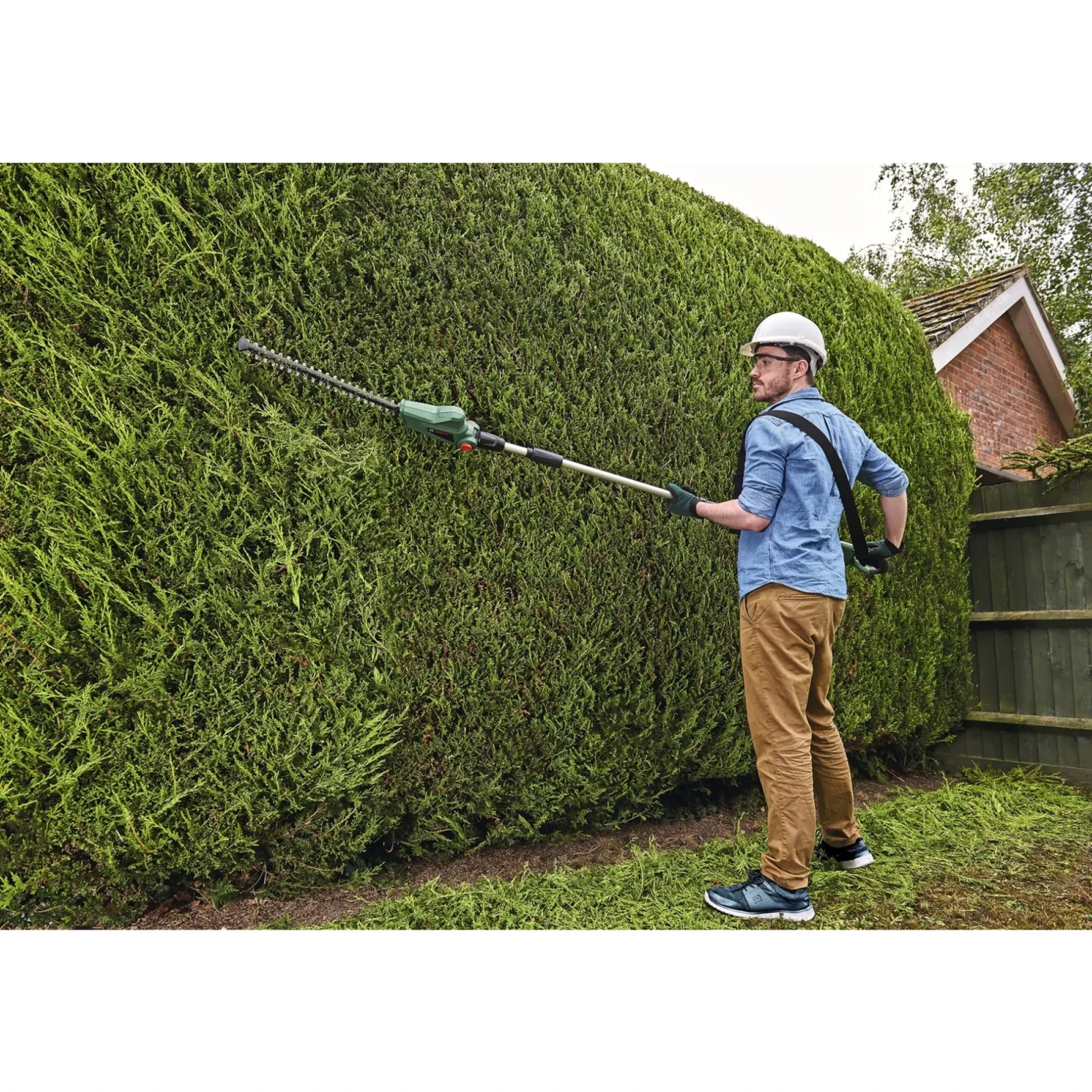 Hækkeklippere ^ Bosch UNIVERSALHEDGEPOLE 18 HÆKKEKLIPPER 43,0 CM UDEN BATTERI OG LADER