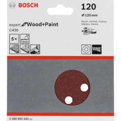 C430 EXPERT SLIBEBLAD Ø125 MM 120 5 STK>Bosch