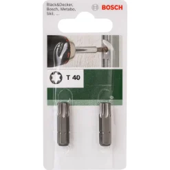Tilbehør Elværktøj ^ Bosch DIY 2609255938 BITS T40 5