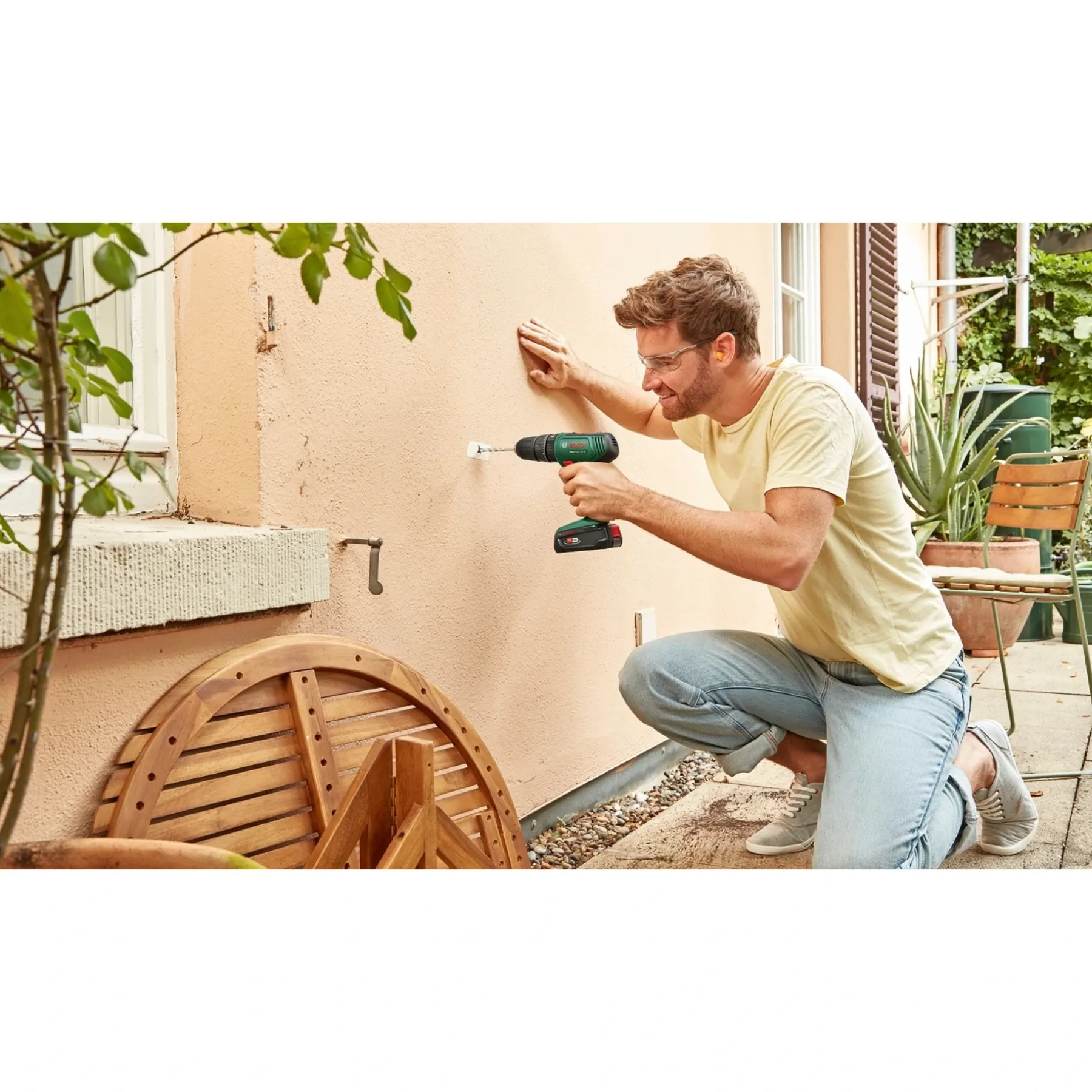 EASY EASYIMPACT 18V-40 SLAGBORE-/SKRUEMASKINE AKKU MED BATTERI OG LADER>Bosch Outlet