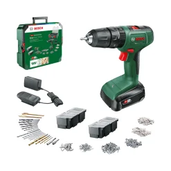 Bore- & Skruemaskiner ^ Bosch EASY IMPACT 18V-40 SLAGBORE-/SKRUEMASKINE AKKU MED BATTERI OG LADER