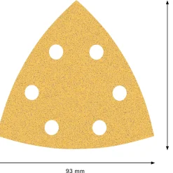 EXPERT C470 DELTA 93MM GROV SLIBEBLAD 80 5 STK>Bosch Hot