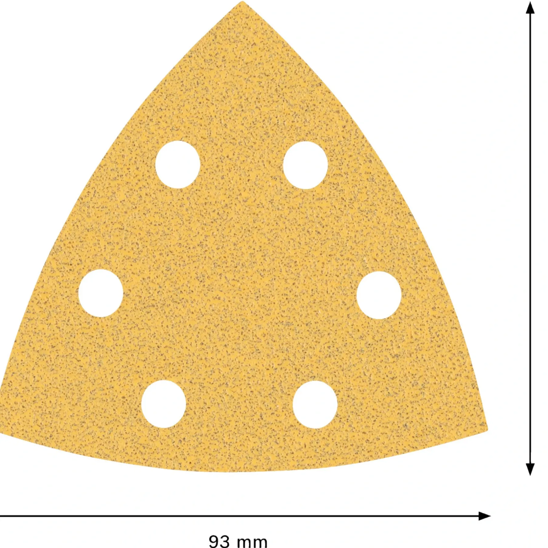 EXPERT C470 DELTA 93MM GROV SLIBEBLAD 80 5 STK>Bosch Hot