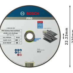 EXP INOX, 1,9MM SKÆRESKIVE 230MM 1 STK>Bosch PRO Discount