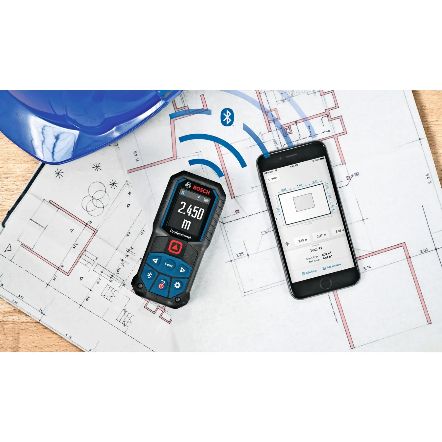 GLM 50-27 C AFSTANDSMÅLER HÆLDNINGSMÅLING: 0–360° (4 X 90°)>Bosch PRO Outlet