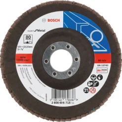 SKRÅ Ø125MM SLIBERONDEL 80 1 STK>Bosch PRO
