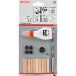 TRÆBORSÆT 8X40 MM 32 DELE>Bosch Outlet