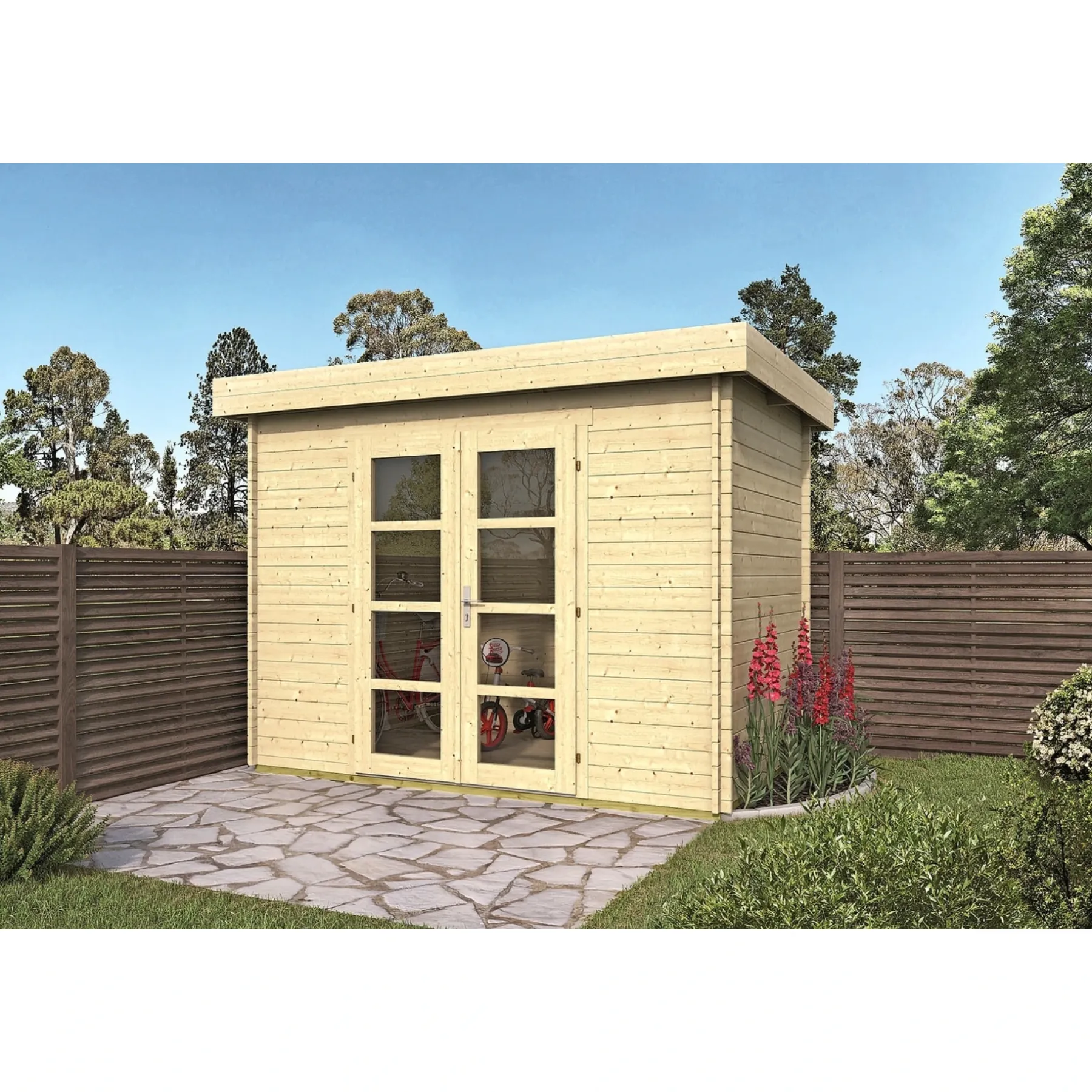 Bjælkehytter ^ BYGNORDIC ALDIS STANDARD HYTTE 5,5 M2