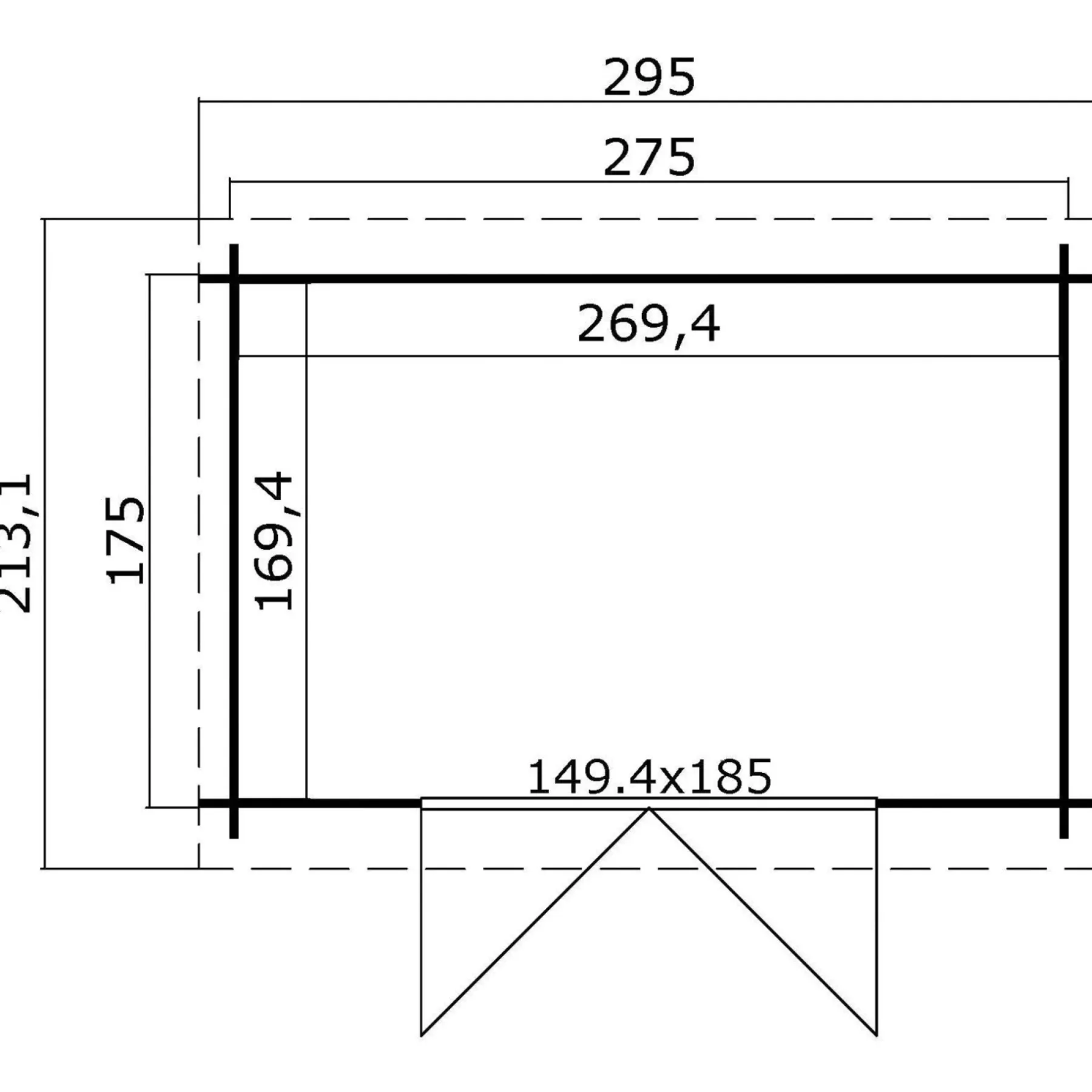 ALVILDA SKUR 4,56 M2>BYGNORDIC Hot