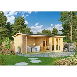 Bjælkehytter ^ BYGNORDIC EIGIL ANNEKS 20,45 M2